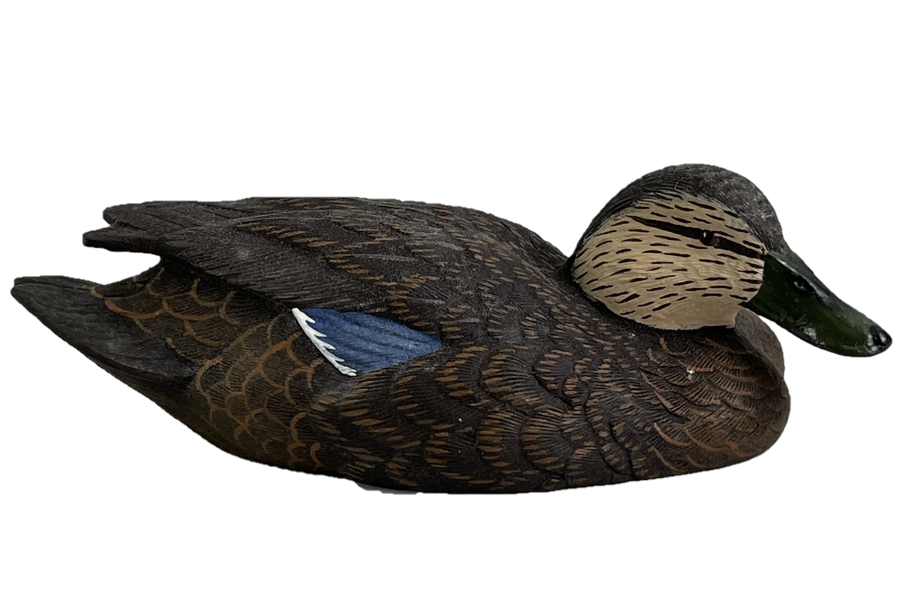 Hen Black Duck  by Roger Desjardins-Miniature Series