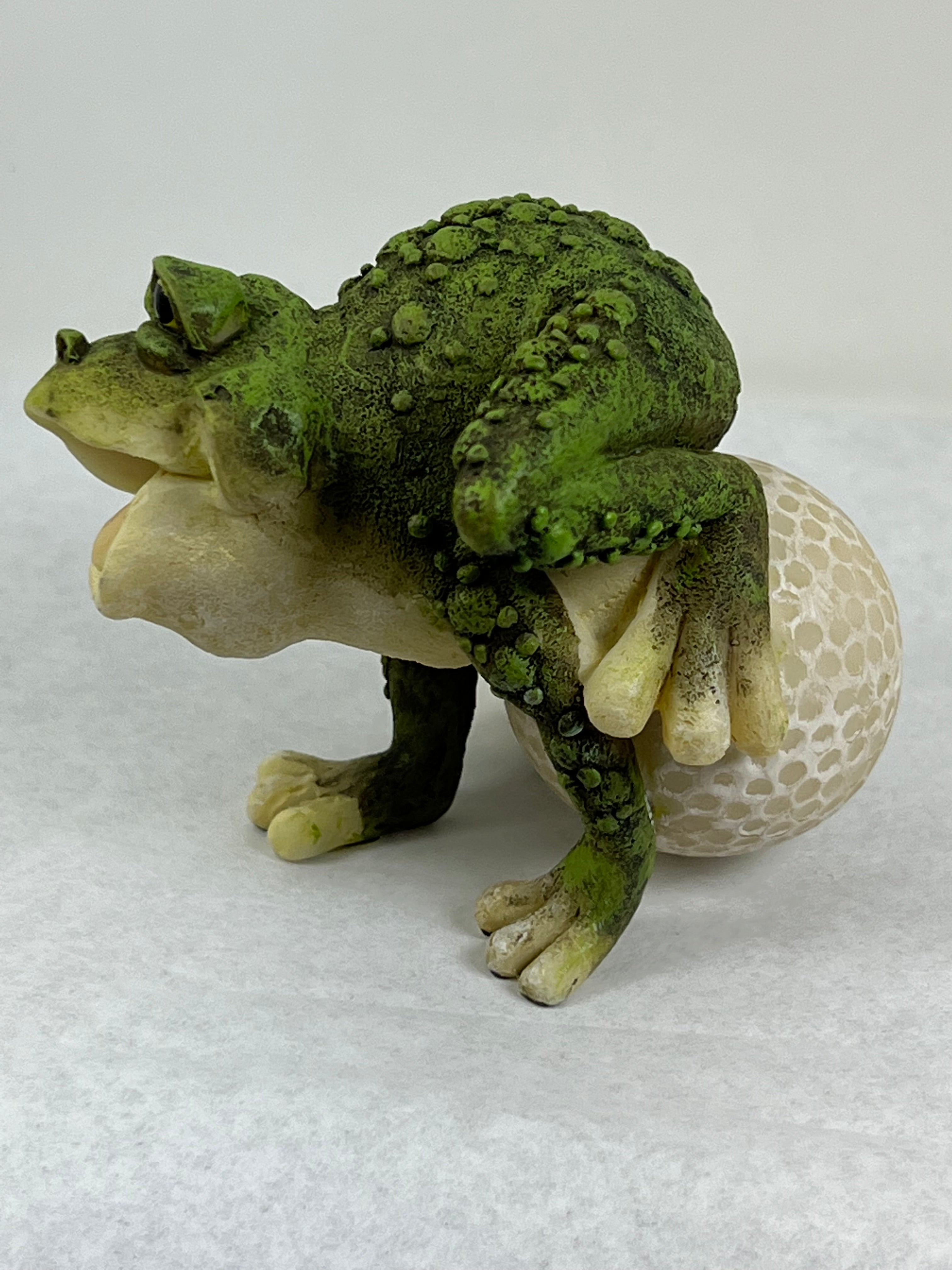 Golf Ball Riding Frog