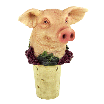 Pig Wine Stopper